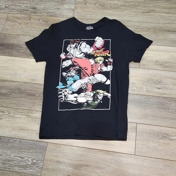 Street Fighter Vintage retro short sleeve t-shirt - Picture 3 of 7